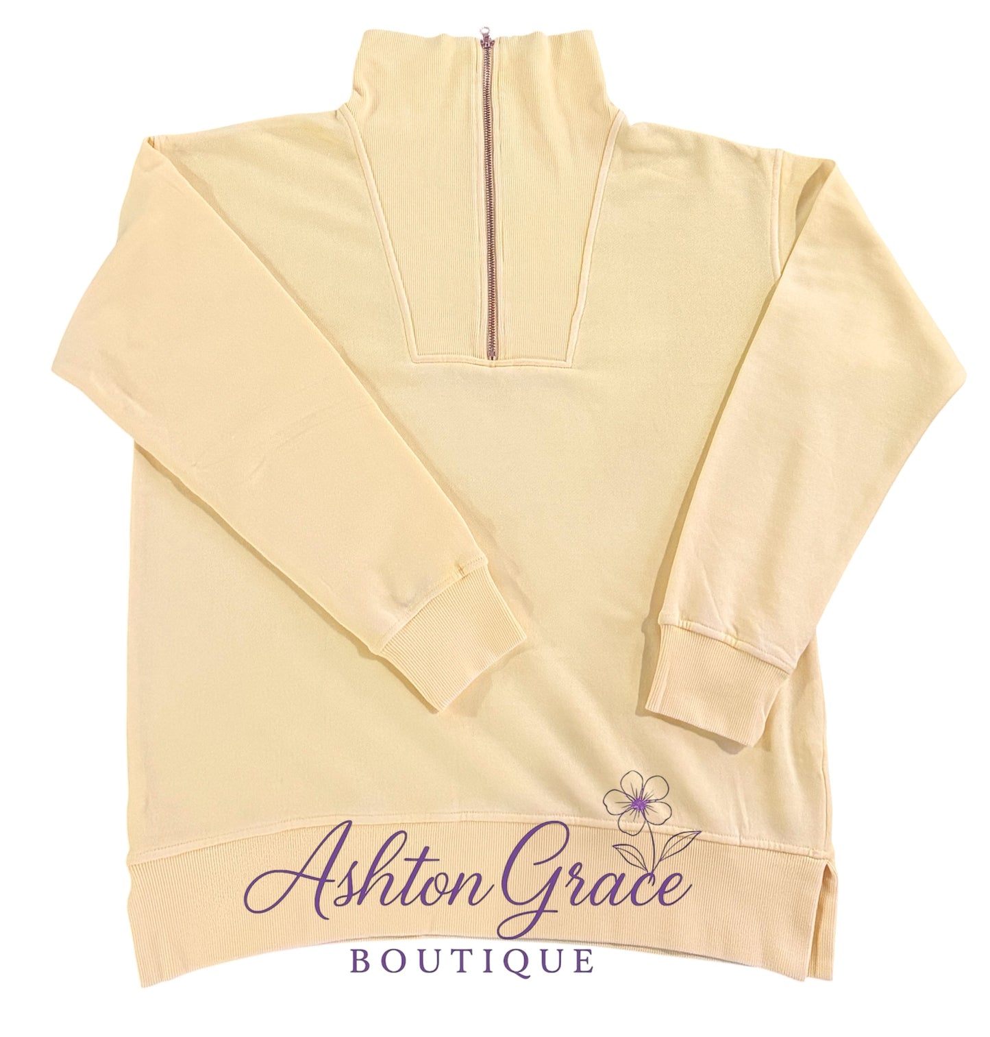 Spring Half-Zip Pullover