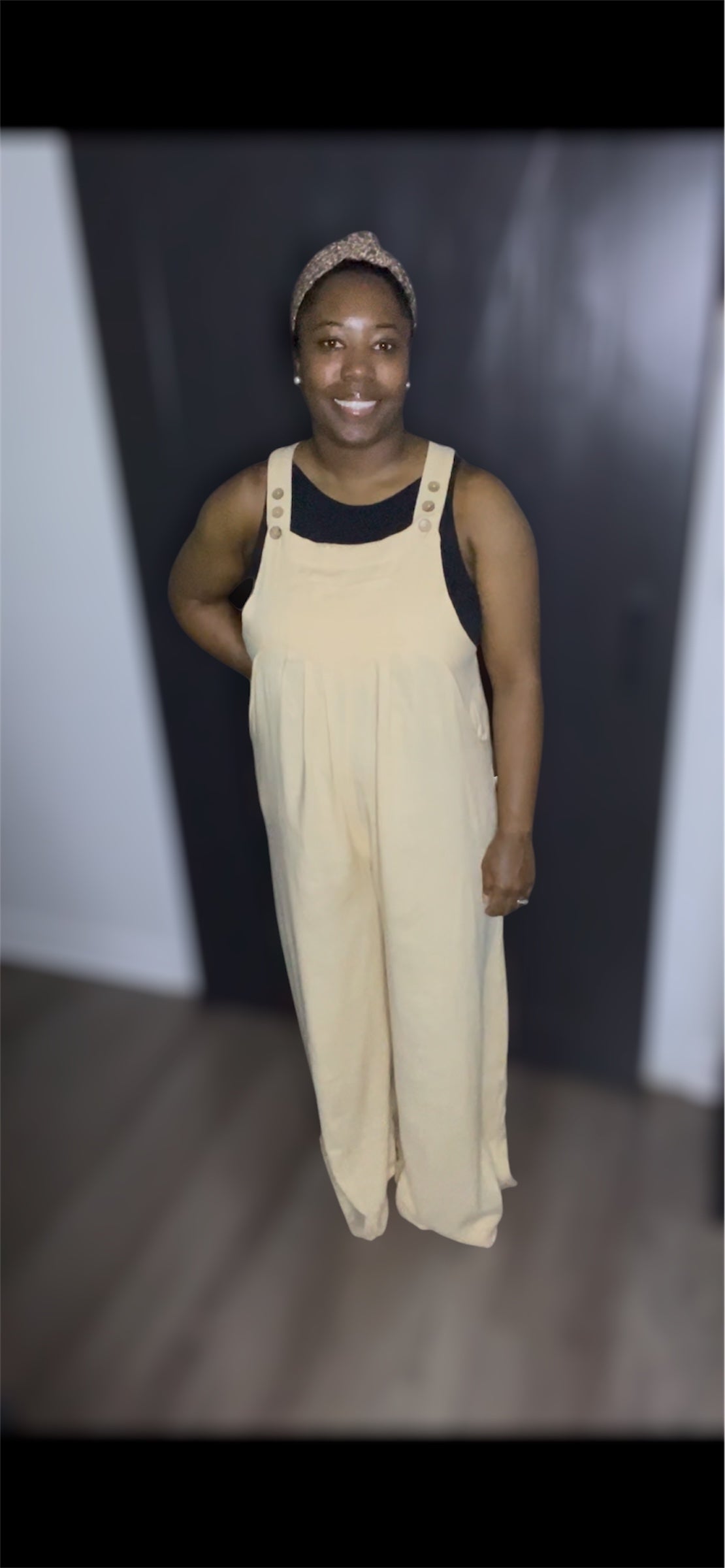 Front Pocket Sleeveless Jumpsuit