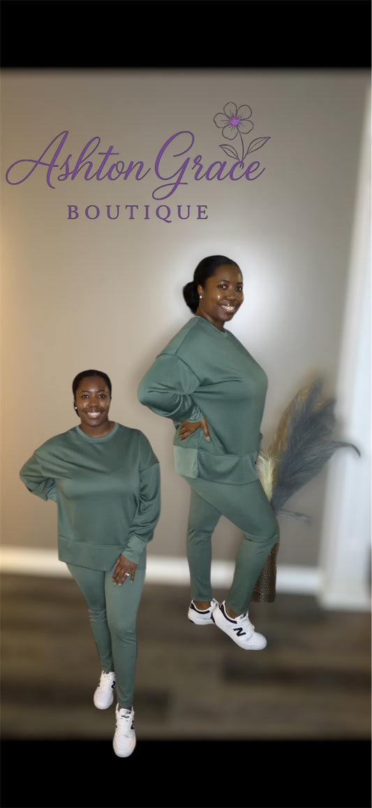 Sweatshirt & Legging Set